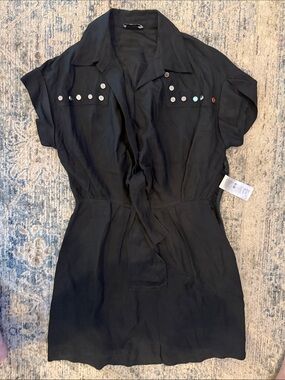Sandro Black Mini Dress